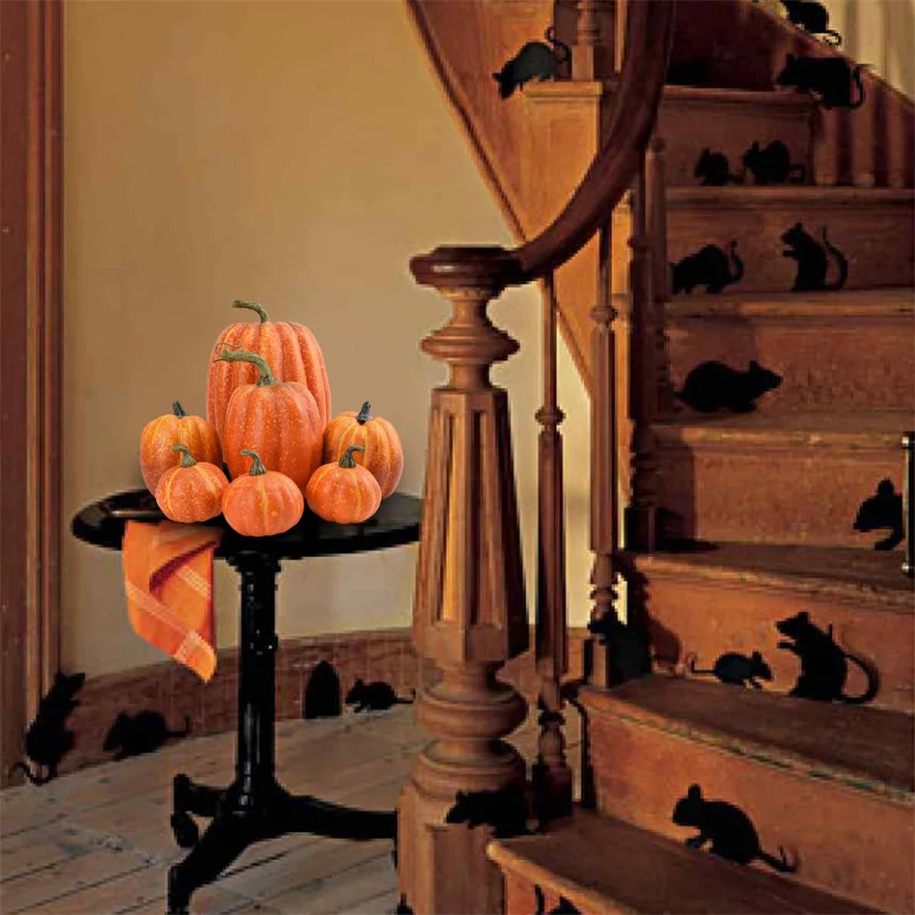 7PCS Artificial Pumpkin Decoration Set